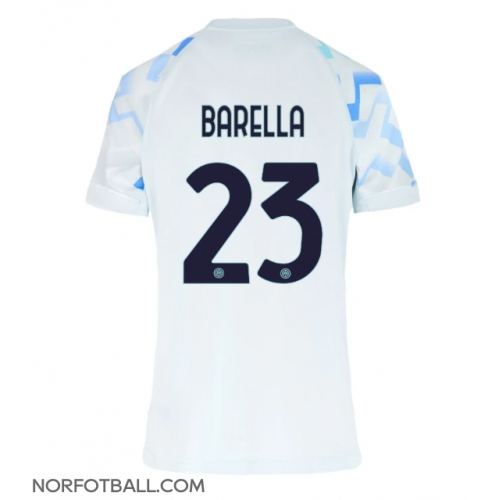 Billige Fotballdrakt Inter Milan Nicolo Barella #23 Replika Bortedrakt Dame 2025-26 Kortermet Billige Fotballdrakt Inter Milan Nicolo Barella #23 Replika Bortedrakt Dame 2025-26 Kortermet